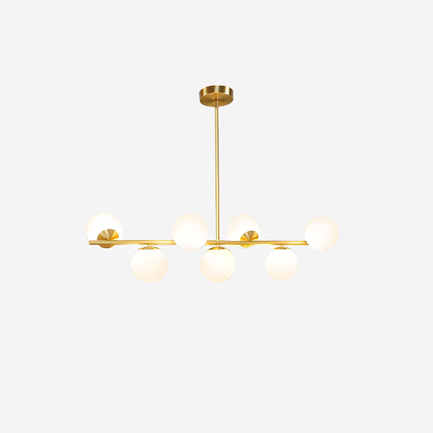 Lámpara de Araña Moderna de Esfera y Tallo con Altura Ajustable – Diseño Elegante para Interiores 11
