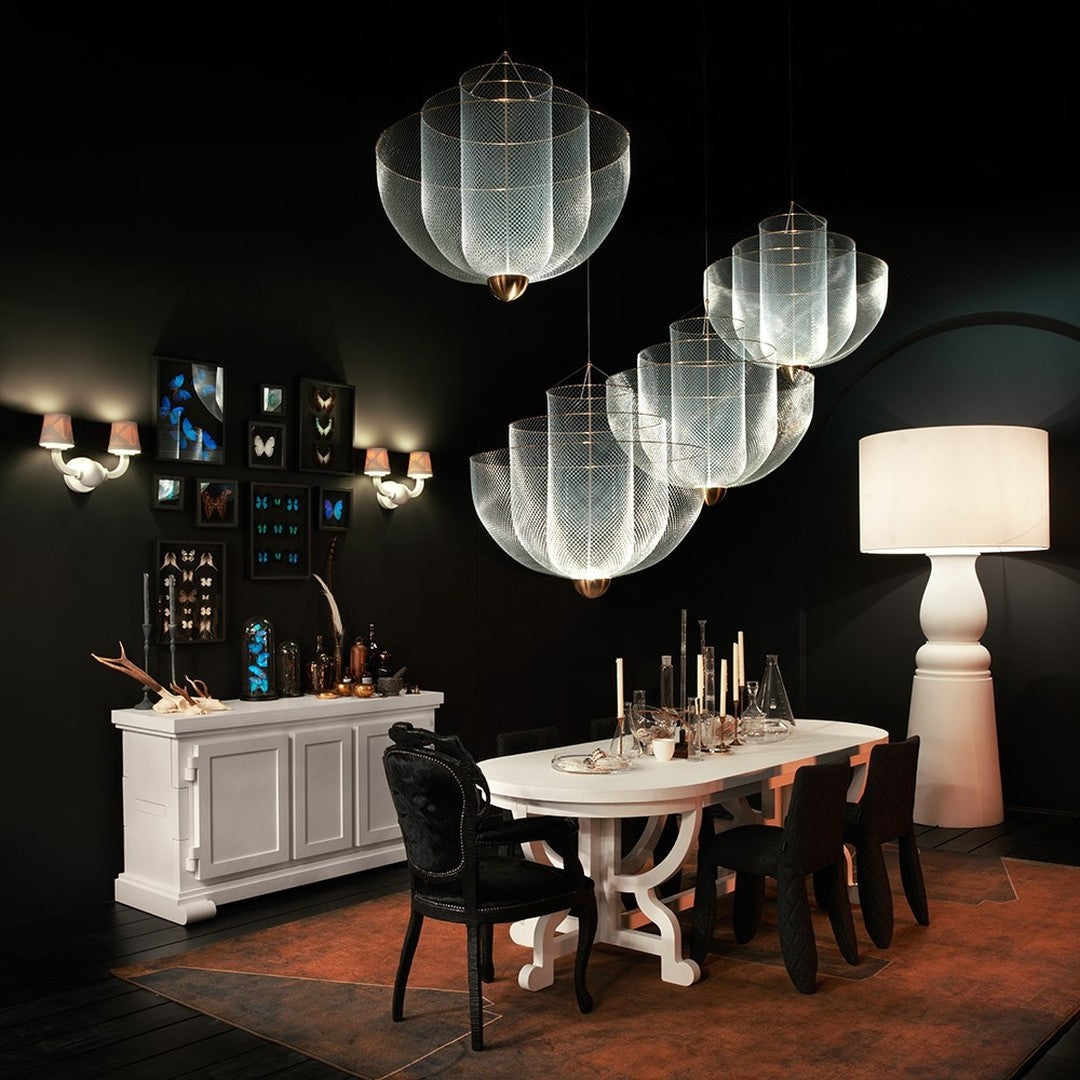 Lámpara de Araña Moderna de Metal con Iluminación LED Integrada – Tamaños de 45cm a 90cm, Diseño Elegante y Duradero 2