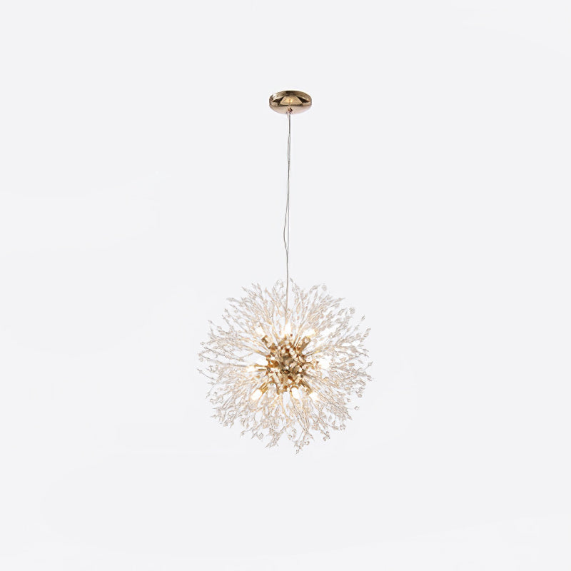 Lámpara de Araña de Cristal Diente de León con 9, 12 o 16 Luces LED – Diseño Moderno y Elegante 11