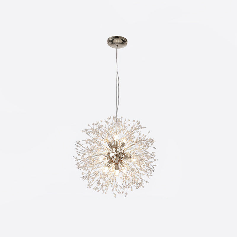 Lámpara de Araña de Cristal Diente de León con 9, 12 o 16 Luces LED – Diseño Moderno y Elegante 12