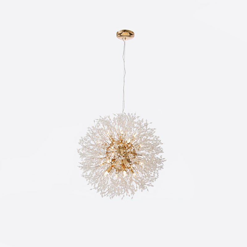 Lámpara de Araña de Cristal Diente de León con 9, 12 o 16 Luces LED – Diseño Moderno y Elegante 13