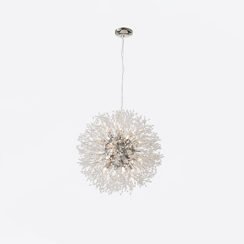 Lámpara de Araña de Cristal Diente de León con 9, 12 o 16 Luces LED – Diseño Moderno y Elegante 9