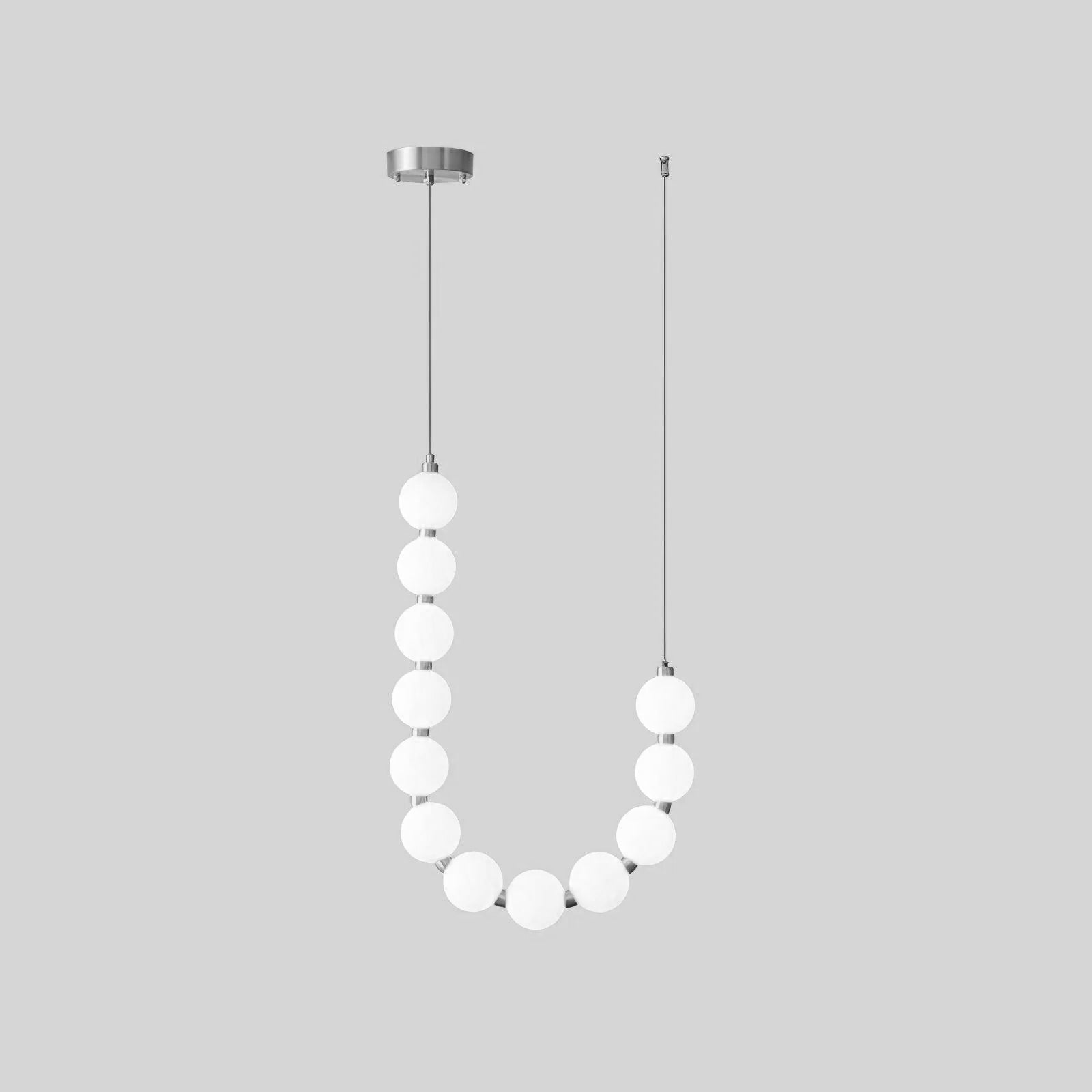 Lámpara de Araña de Perlas Acrílicas con Base de Latón y Luz Regulable – Diseño Elegante para Iluminar Tu Espacio 10