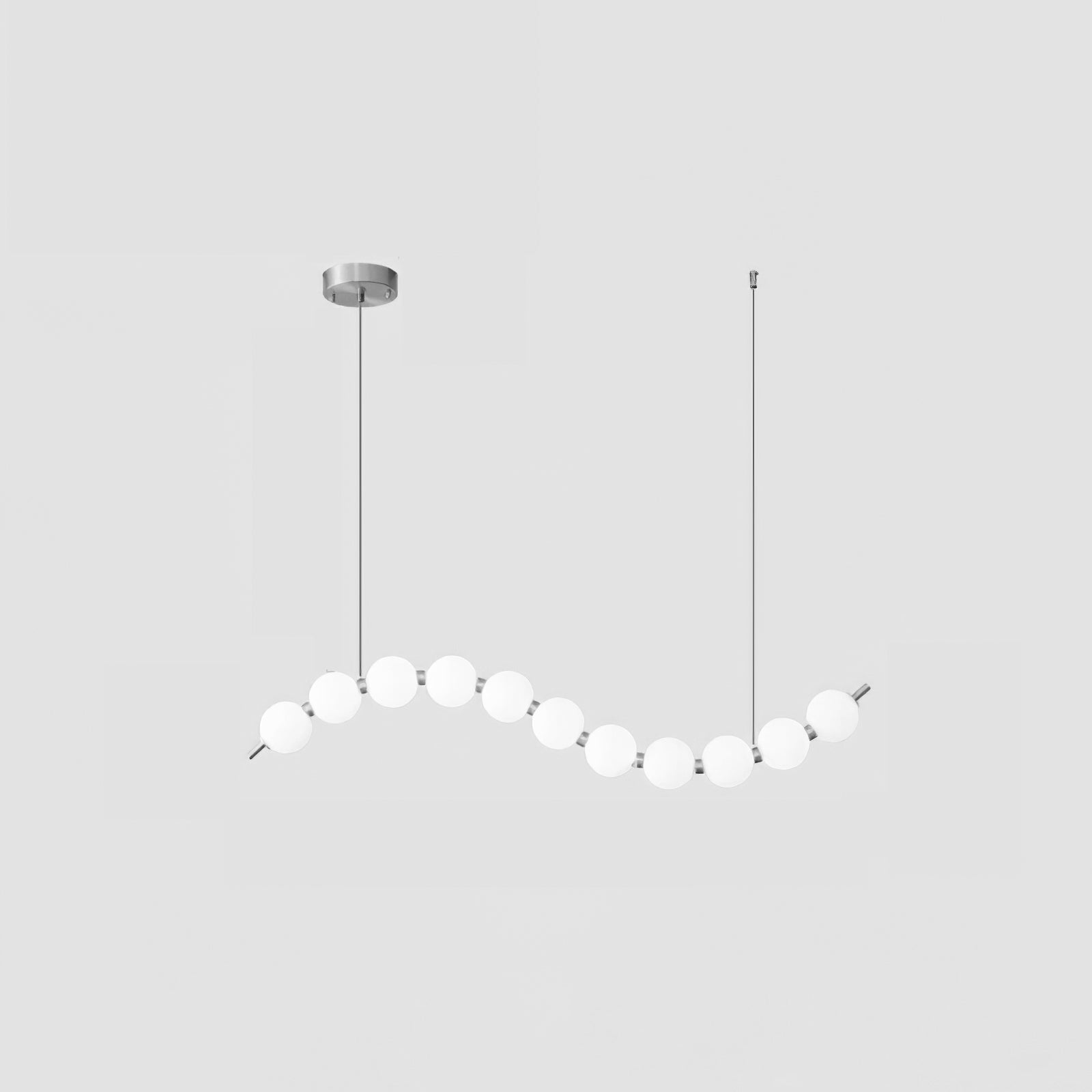 Lámpara de Araña de Perlas Acrílicas con Base de Latón y Luz Regulable – Diseño Elegante para Iluminar Tu Espacio 31