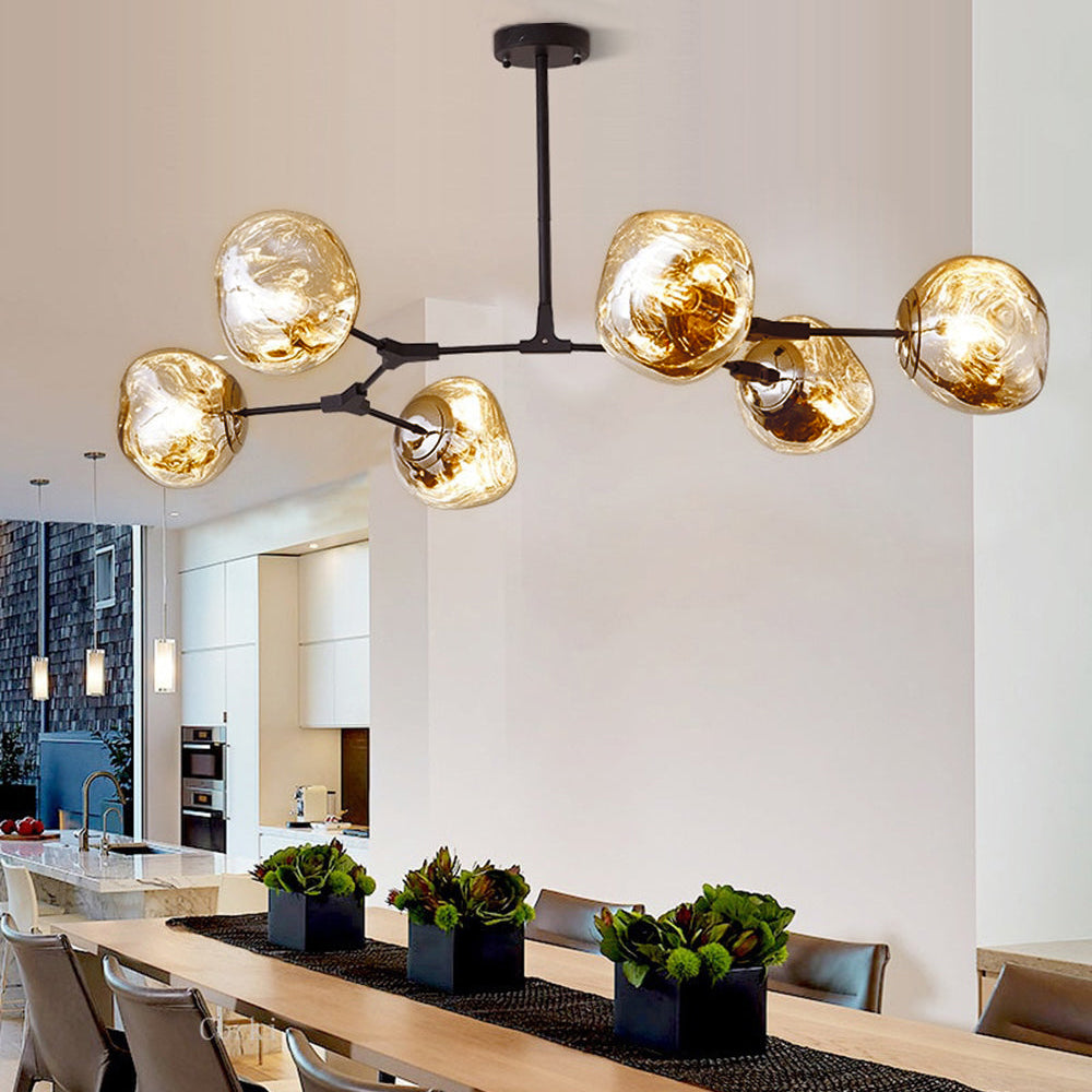 Lámpara de Cristal Nórdica de Diseño para Sala de Estar – Lámpara Colgante Moderna 3