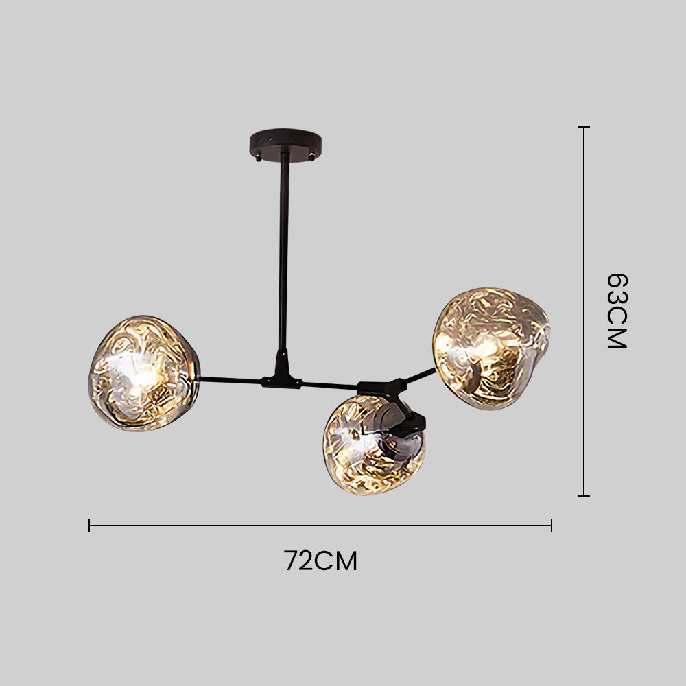 Lámpara de Cristal Nórdica de Diseño para Sala de Estar – Lámpara Colgante Moderna 4