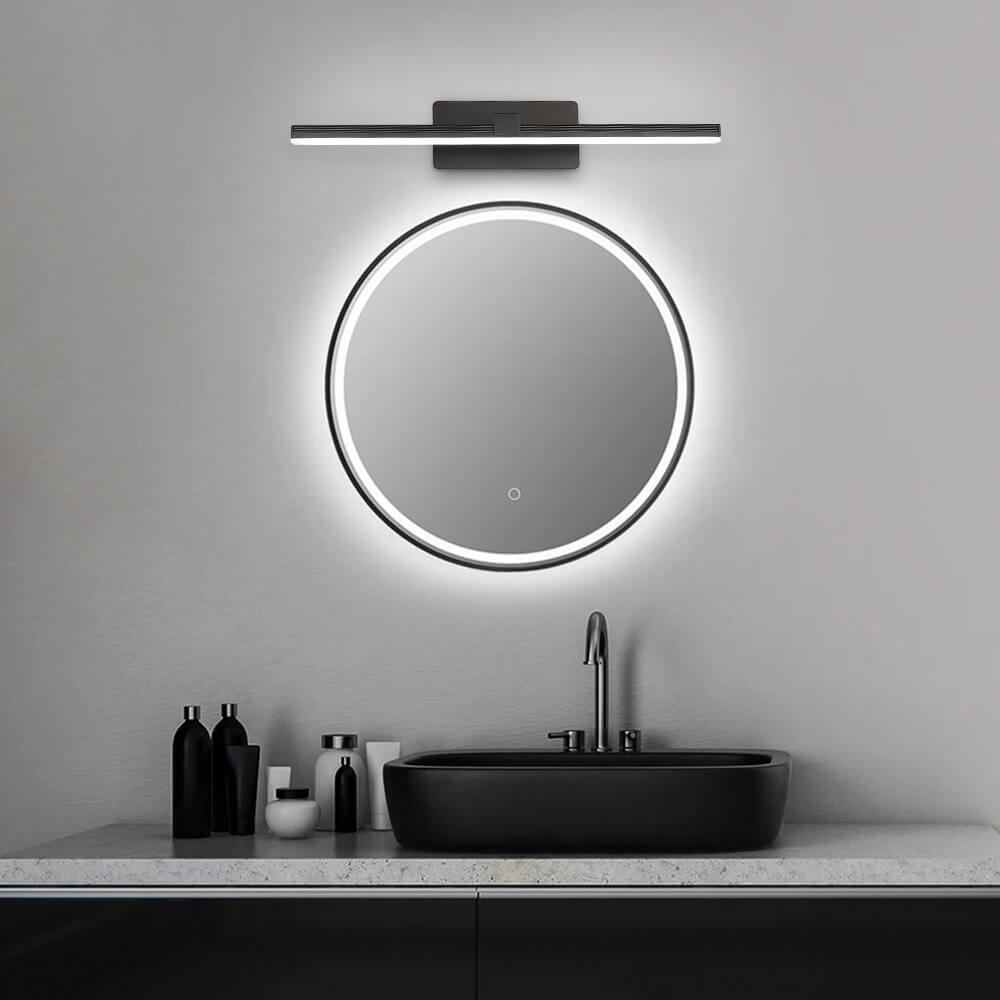 Lámpara de Espejo LED para Baño en Negro y Blanco – Diseño Moderno y Elegante 4