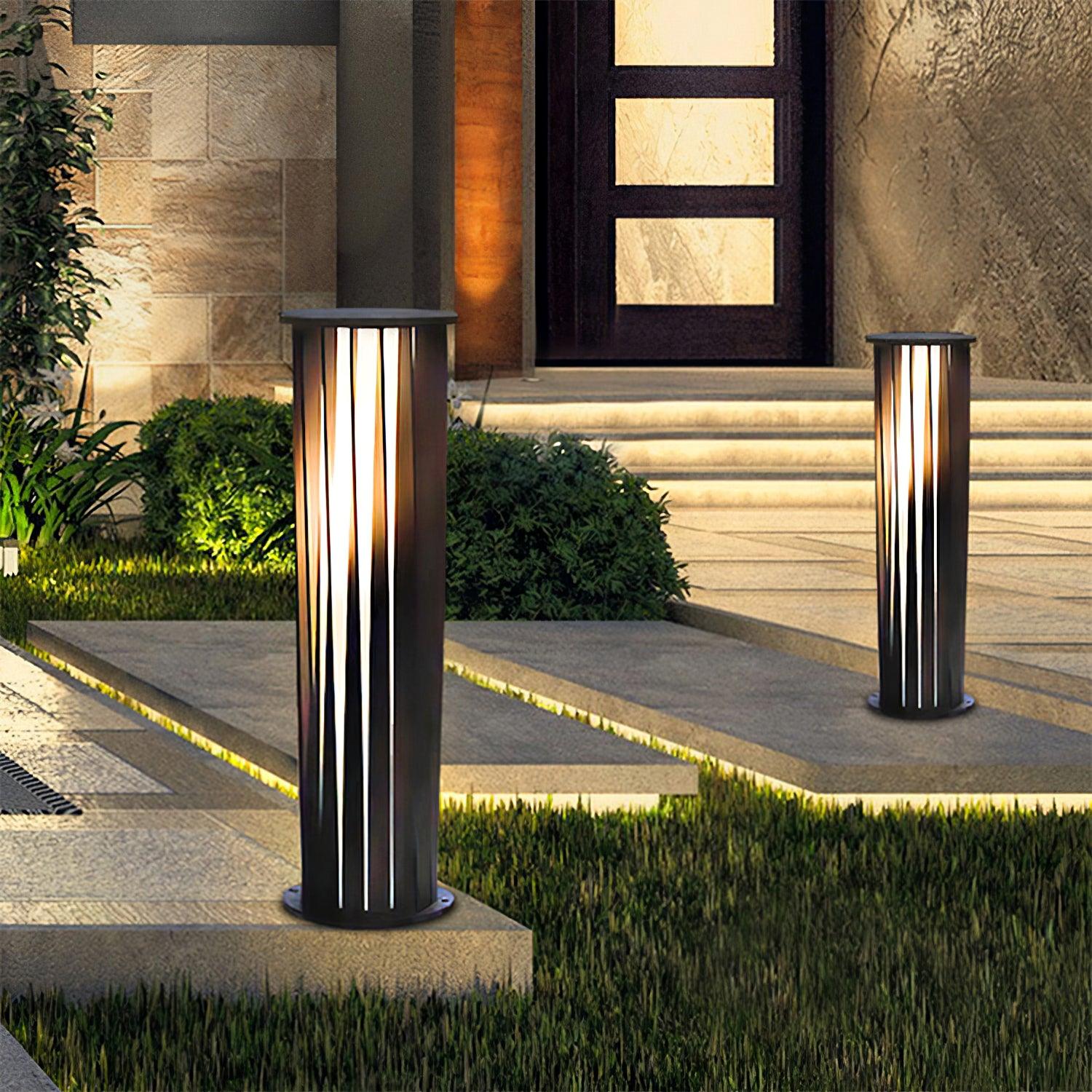Lámpara de Exterior LED Eficiente con Cuerpo de Metal y Pantalla Acrílica, Resistente a la Intemperie, IP65, Alturas de 40cm, 60cm y 80cm 7