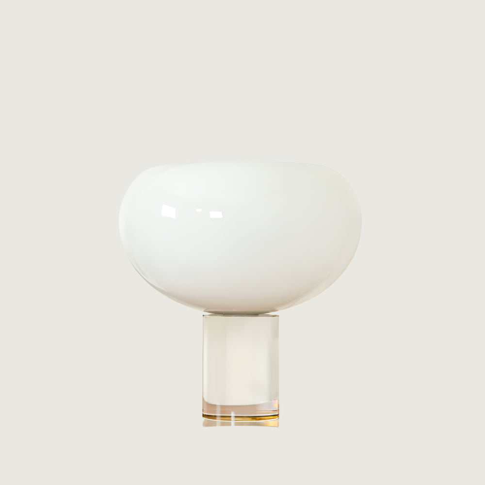 Lámpara de Mesa Buds Elegante con Luz LED, Diámetro 32cm, Diseño Moderno en Vidrio y Acrílico, Ideal para Mesitas de Noche 0