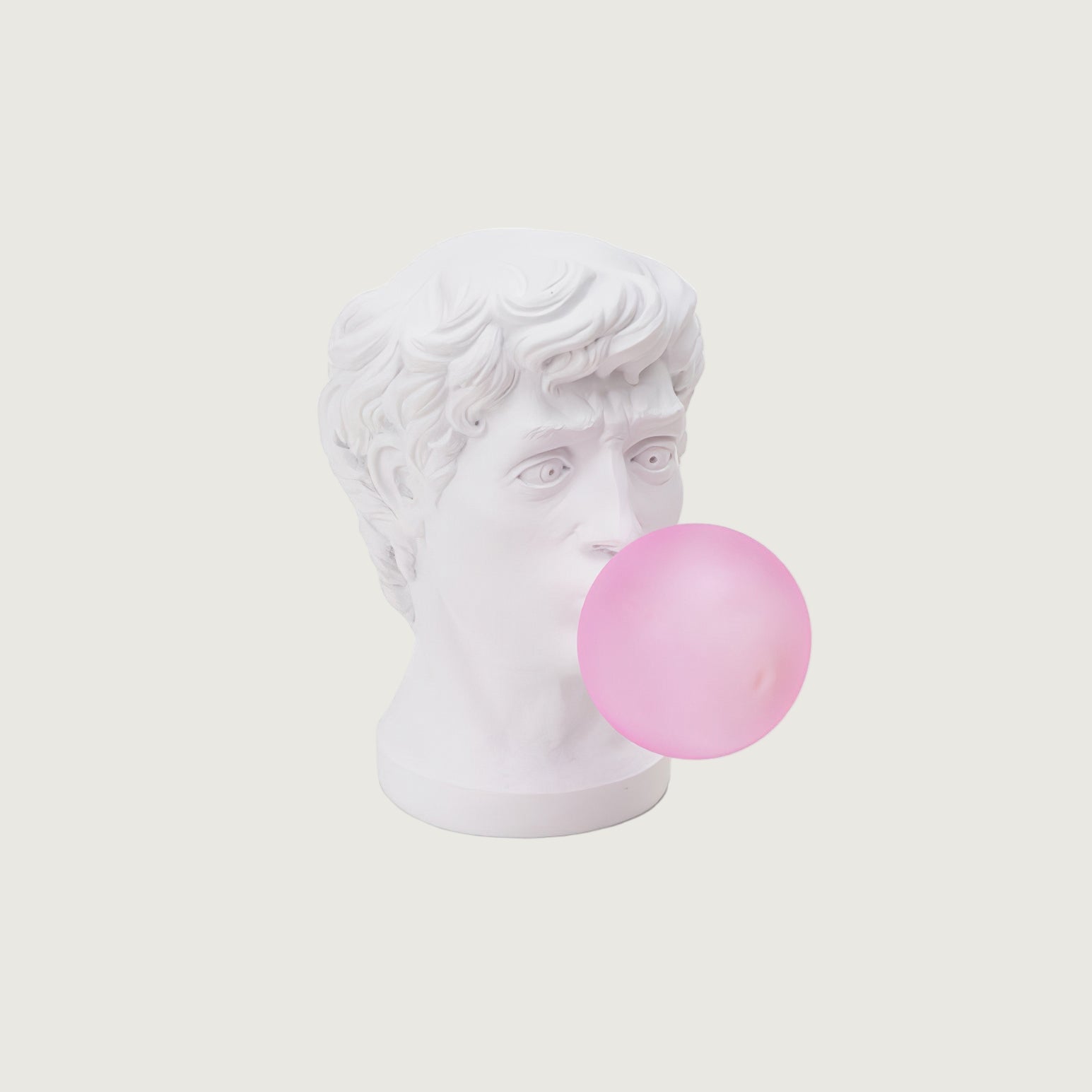 Lámpara de Mesa Creativa de Resina con Diseño de Chicle Rosa, 25cm - Ideal para Mesitas de Noche y Escritorios 1