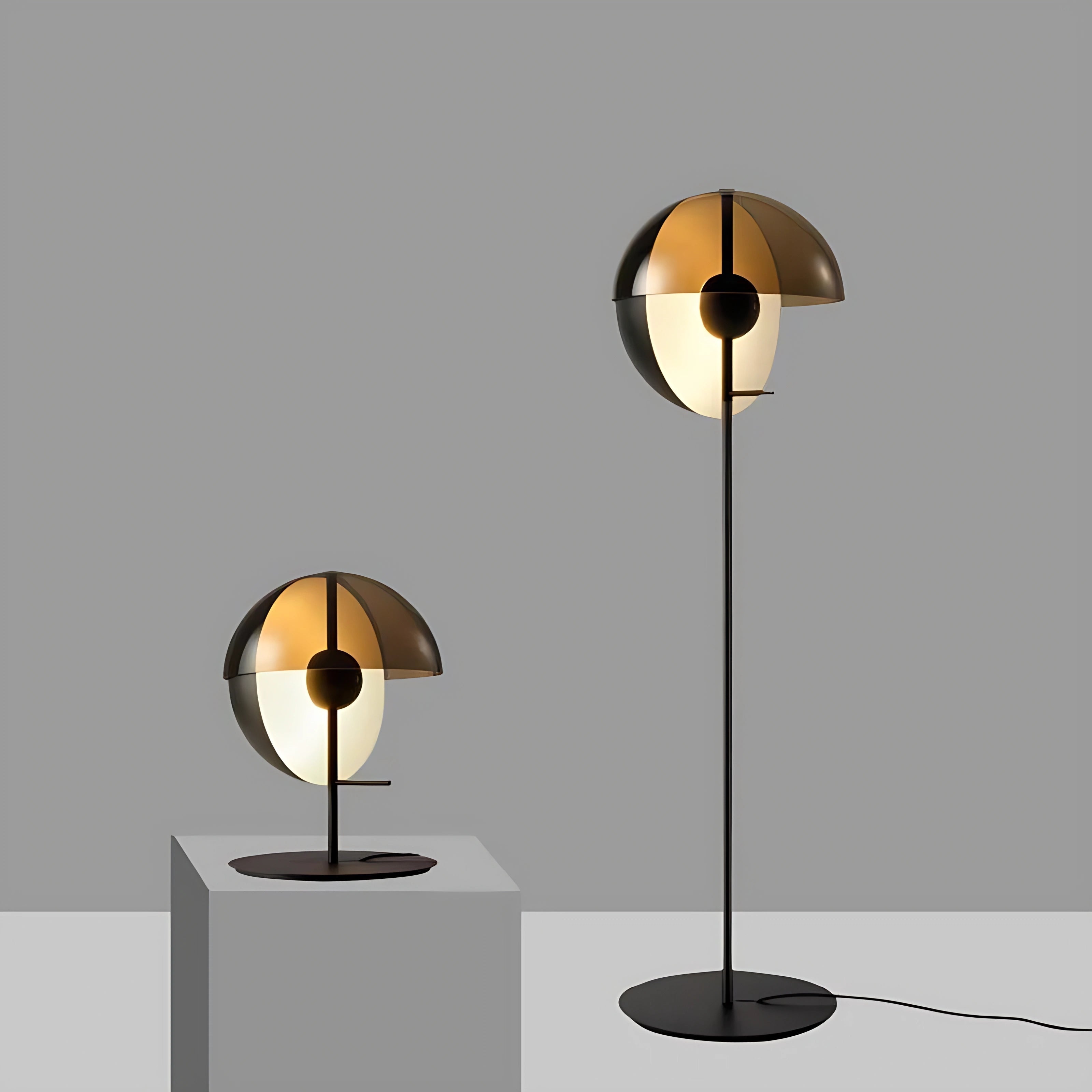 Lámpara de Mesa LED Eficiente con Diseño Contemporáneo en Hierro y Vidrio, 11.8 x 17.7 – Ideal para Oficina y Sala de Estar 1