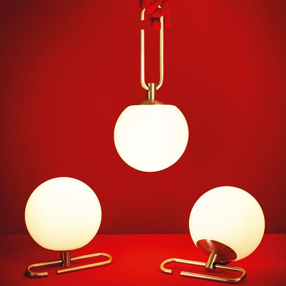 Lámpara de Mesa LED Regulable de Metal y Vidrio, Diseño Moderno para Escritorio y Mesita de Noche - Color Dorado y Blanca 7