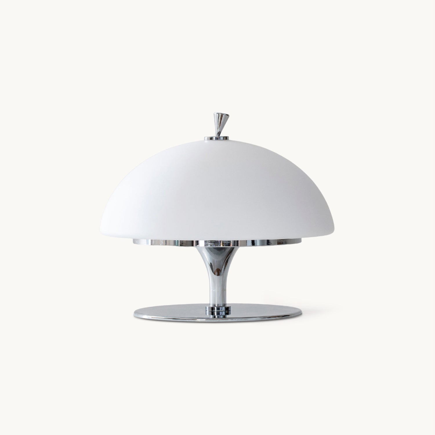 Lámpara de Mesa Moderna con Control Táctil, Pantalla Blanca y Diseño en Metal y Cristal – Ideal para Escritorio y Mesita de Noche 1