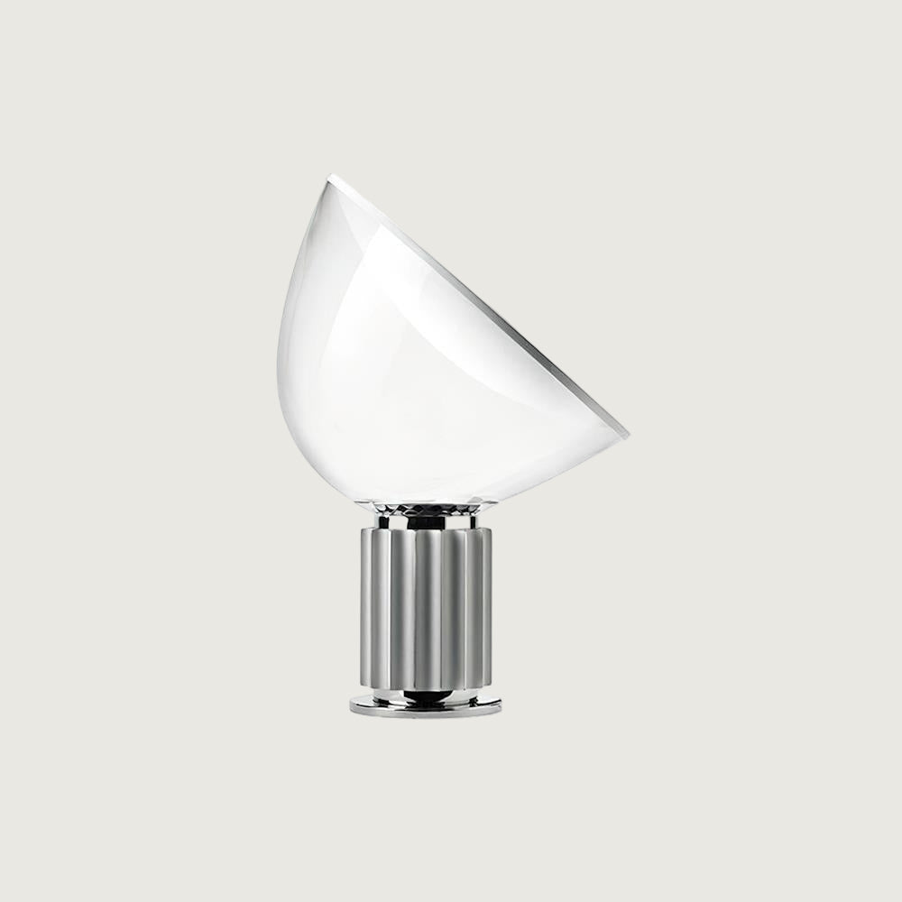 Lámpara de Mesa Moderna con Difusor de Cristal y Reflector de Aluminio – Ideal para Escritorio y Mesita de Noche 9
