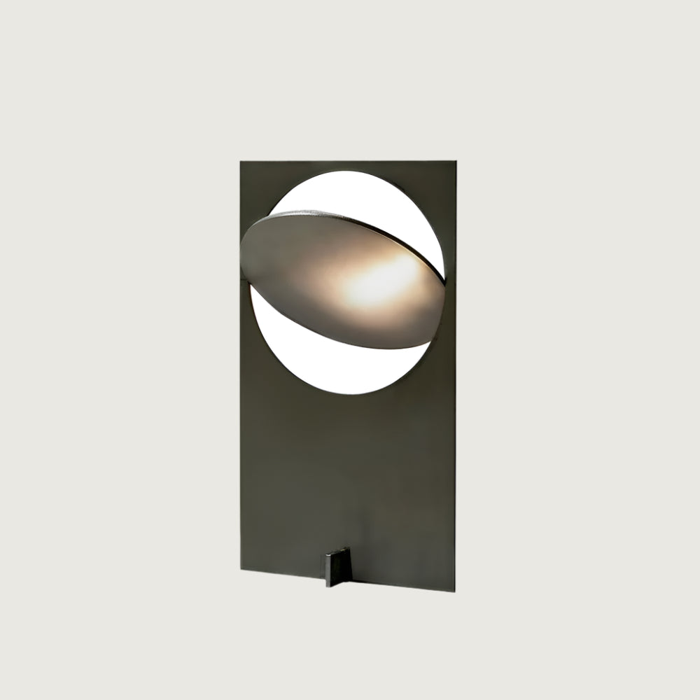 Lámpara de Mesa Moderna con Diseño Minimalista y LED Integrado – Acabado en Aluminio y Metal 0
