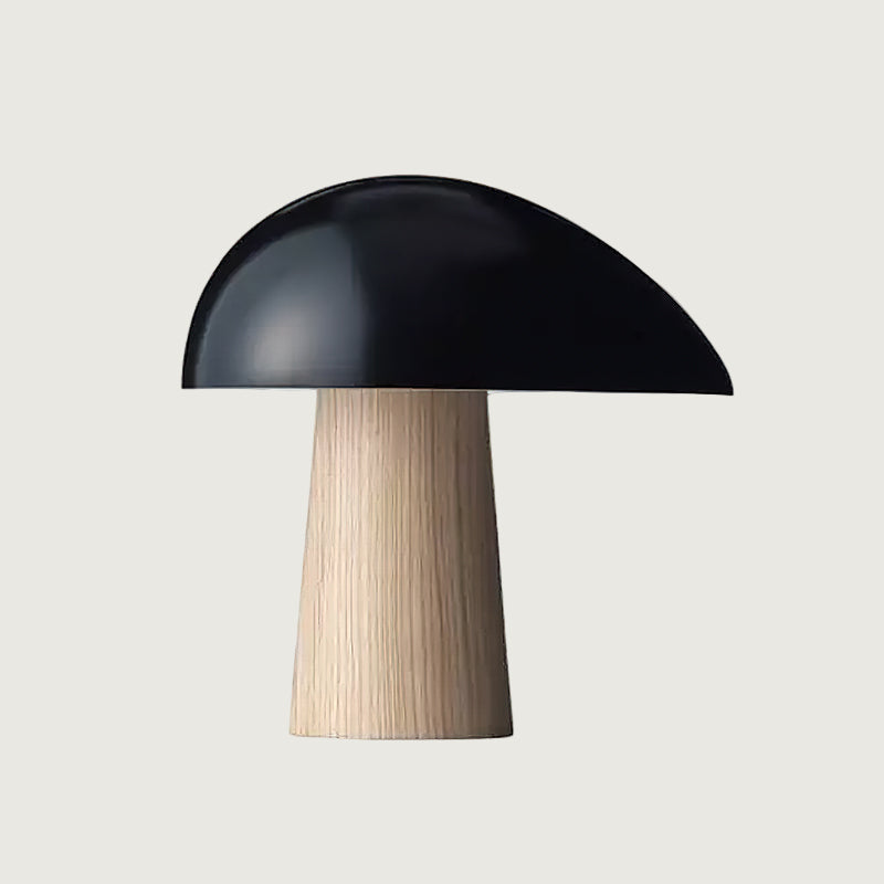 Lámpara de Mesa Moderna con Diseño de Madera y Luz LED Regulable – 28cm 11