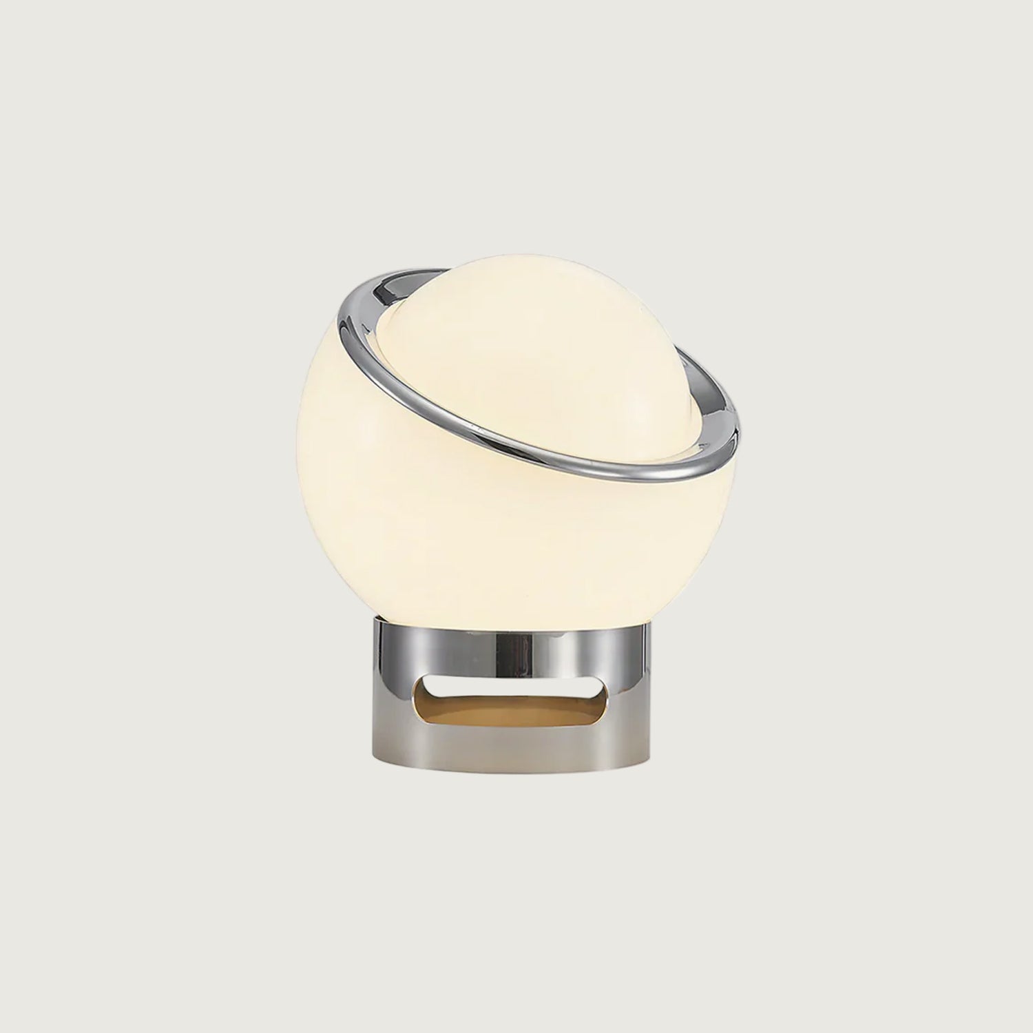 Lámpara de Mesa Moderna de Acero Inoxidable y Vidrio en Verde, Naranja y Blanco - Ideal para Decoración Interior 1