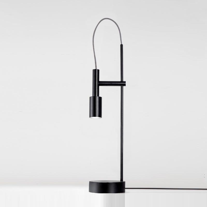 Lámpara de Mesa Moderna de Metal con Luz LED, Diseño Elegante y Acogedor para Mesitas de Noche y Escritorios 0