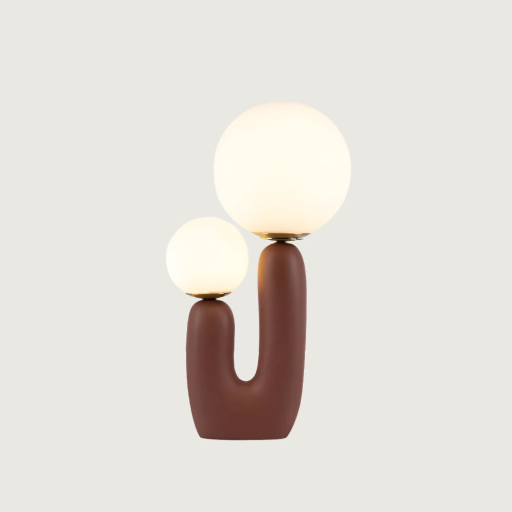 Lámpara de Mesa Moderna de Resina y Metal con Base G9 - Ideal para Escritorio y Mesita de Noche, Disponible en Varios Colores 1