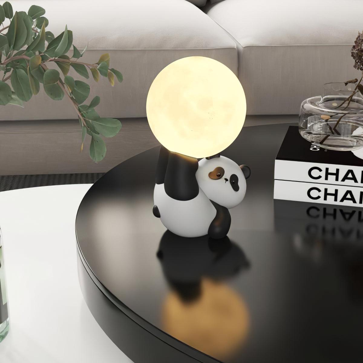 Lámpara de Mesa Panda Pippi con Luz LED Integrada y Diseño Acogedor – Ideal para Mesas y Rincones 7
