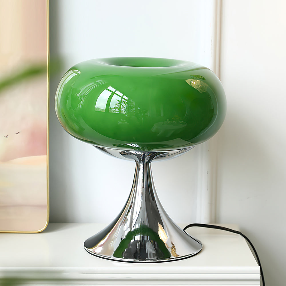 Lámpara de Mesa Piruleta LED Colorida – Diseño Moderno, 28 cm Diámetro, Metal y Vidrio para Decoración Interior 10