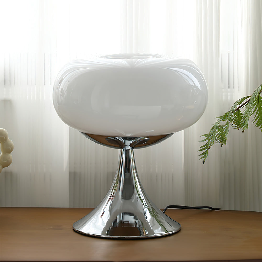 Lámpara de Mesa Piruleta LED Colorida – Diseño Moderno, 28 cm Diámetro, Metal y Vidrio para Decoración Interior 9