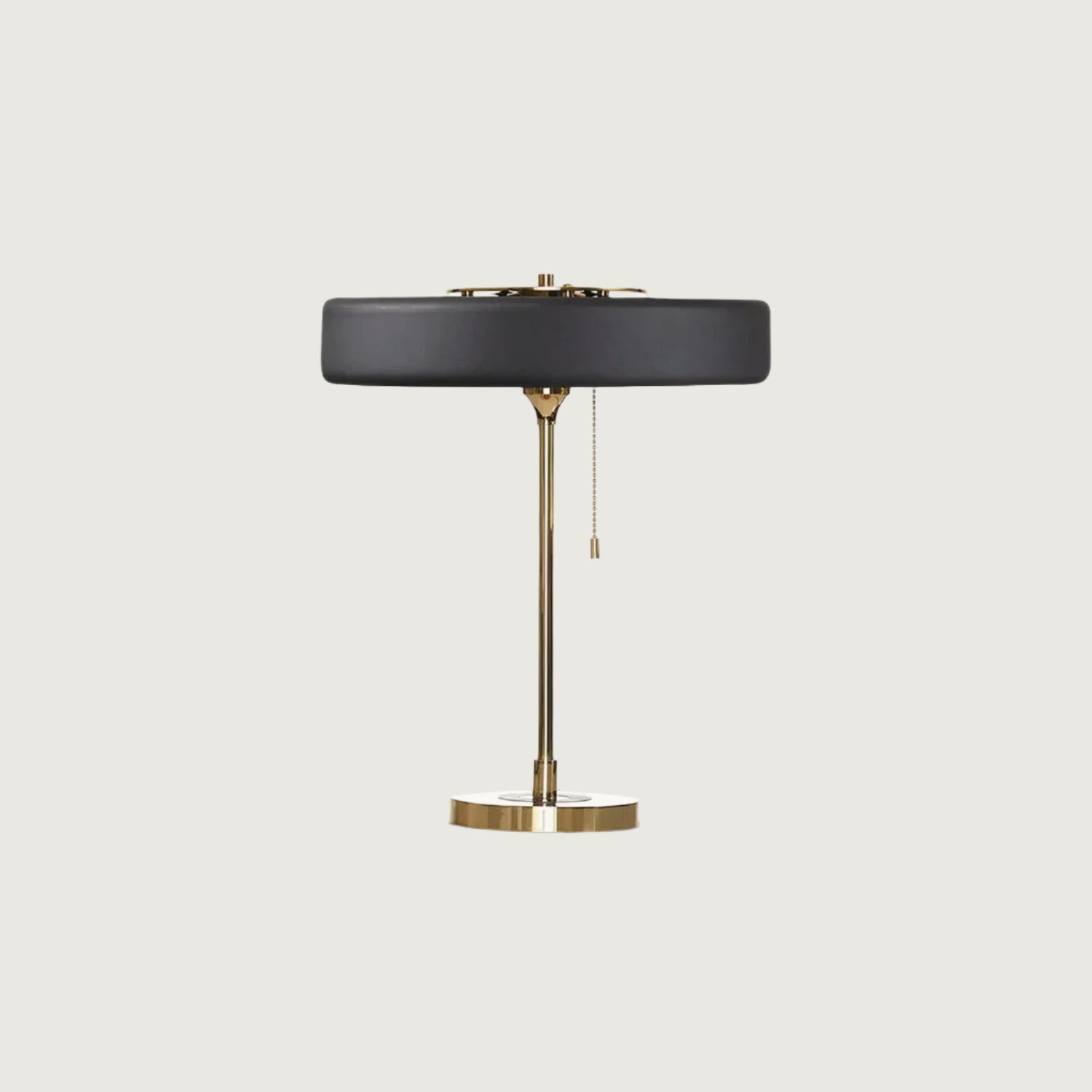 Lámpara de Mesa Revolve con Difusor Acrílico y Base de Metal – Estilo Contemporáneo 1