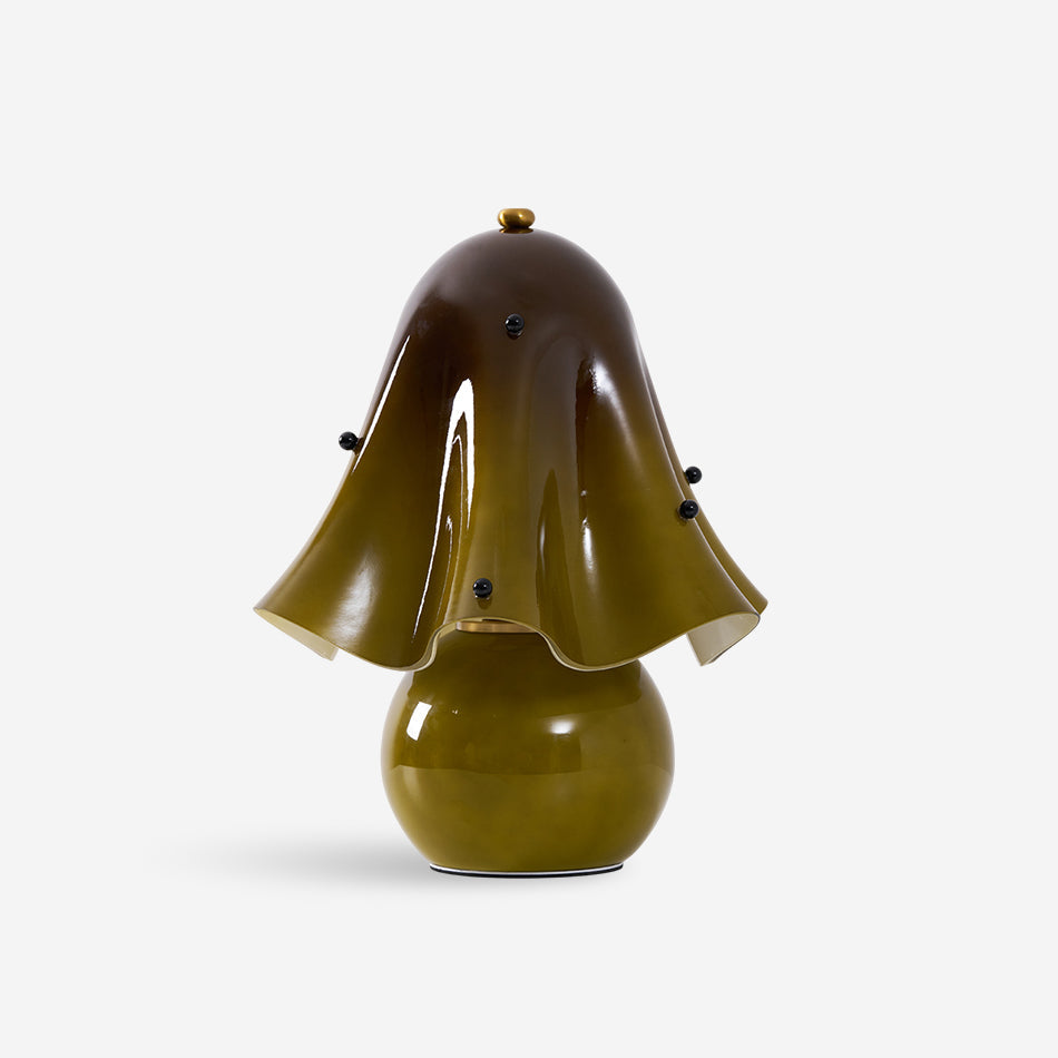 Lámpara de Mesa Vera en Vidrio Soplado con Diseño de Flor - Disponible en Varios Colores 1