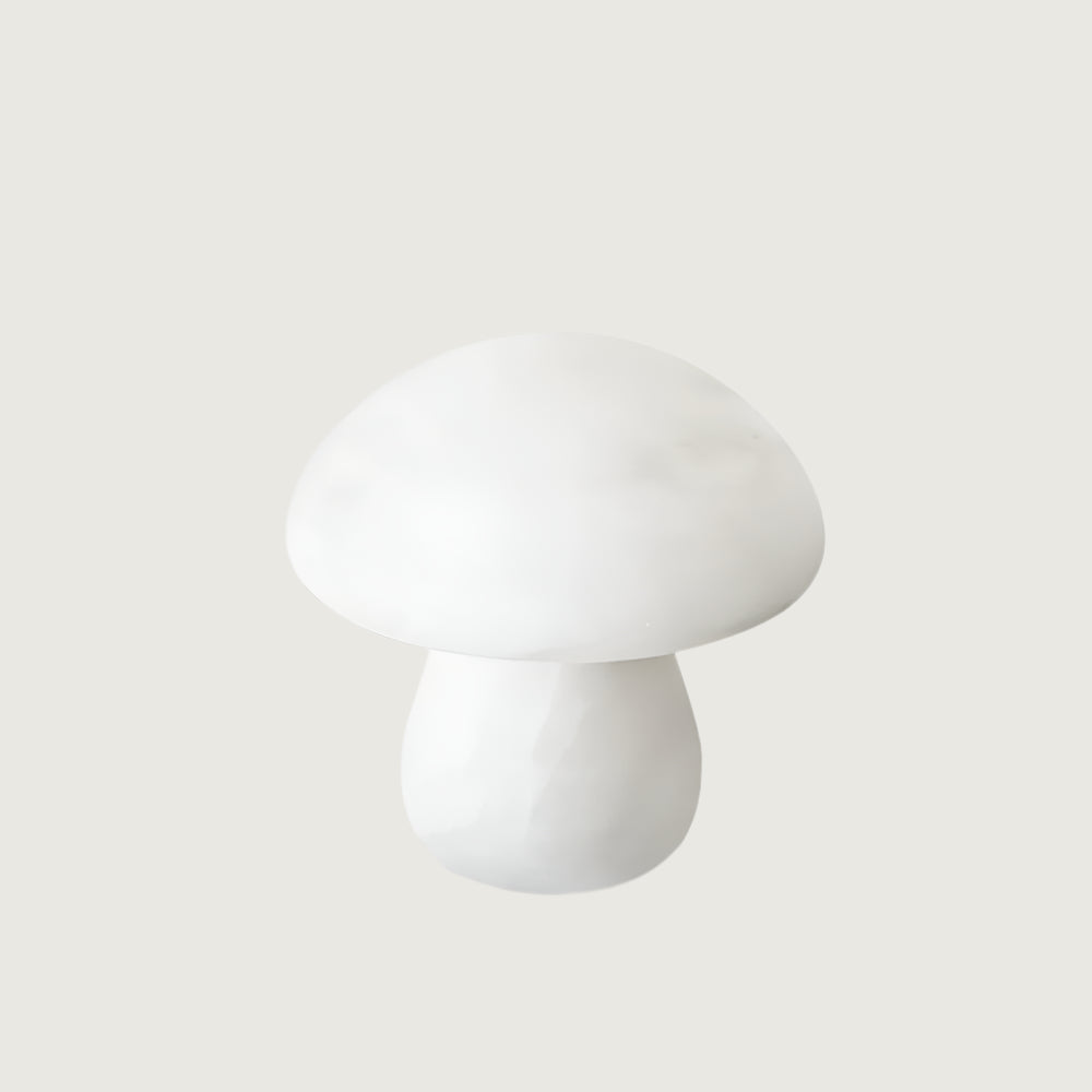 Lámpara de Mesa de Alabastro en Forma de Hongo – Diseño Moderno y Acogedor 0