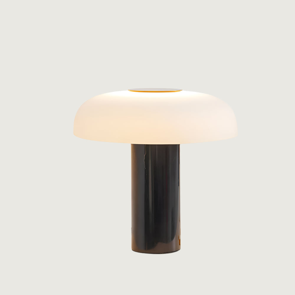 Lámpara de Mesa de Mármol y Vidrio – Diseño Elegante para Iluminación Interior 1