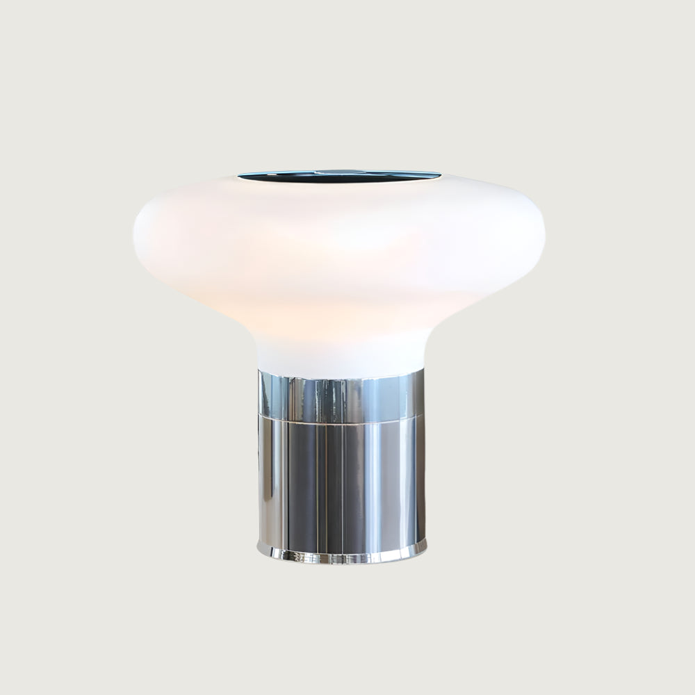Lámpara de Mesa de Vidrio Soplado con Base Brillante y Tecnología LED – Tamaños 32cm y 45cm 0