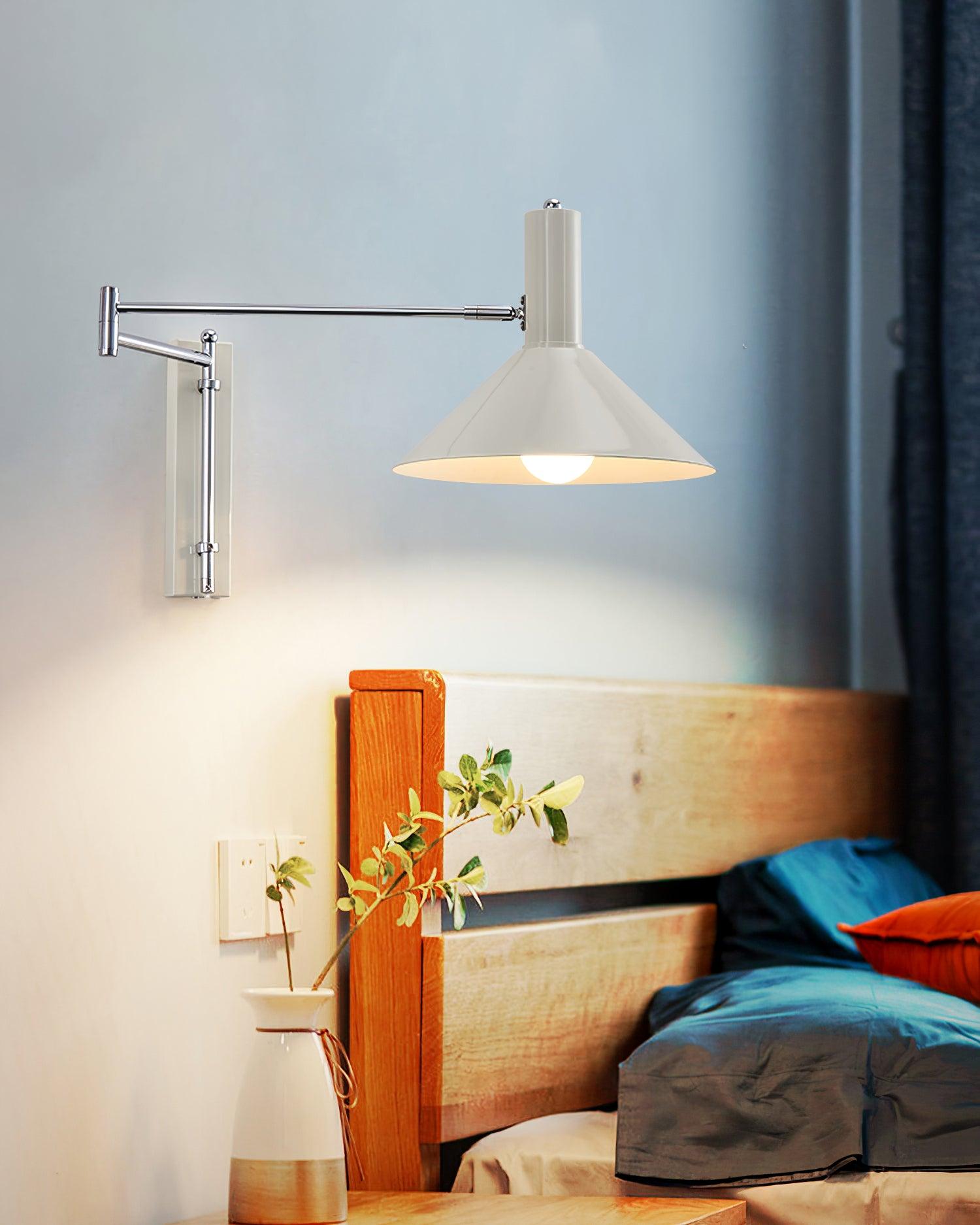 Lámpara de Pared Ajustable Peak 360° en Blanco, Negro y Rojo - Aplique de Pared Ideal para Baños y Ambientes Húmedos 4