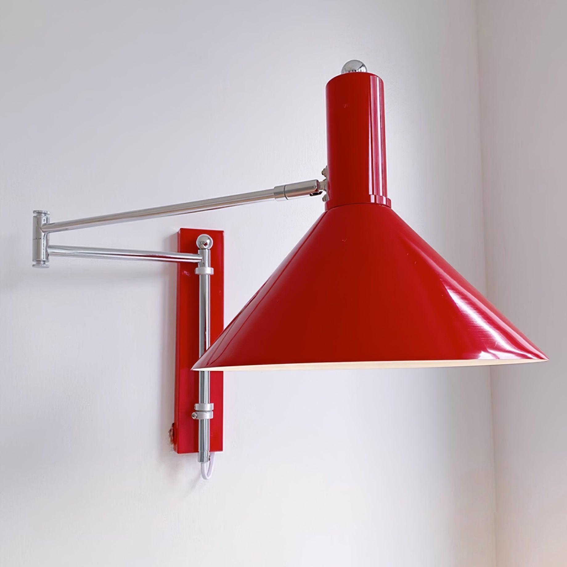 Lámpara de Pared Ajustable Peak 360° en Blanco, Negro y Rojo - Aplique de Pared Ideal para Baños y Ambientes Húmedos 8
