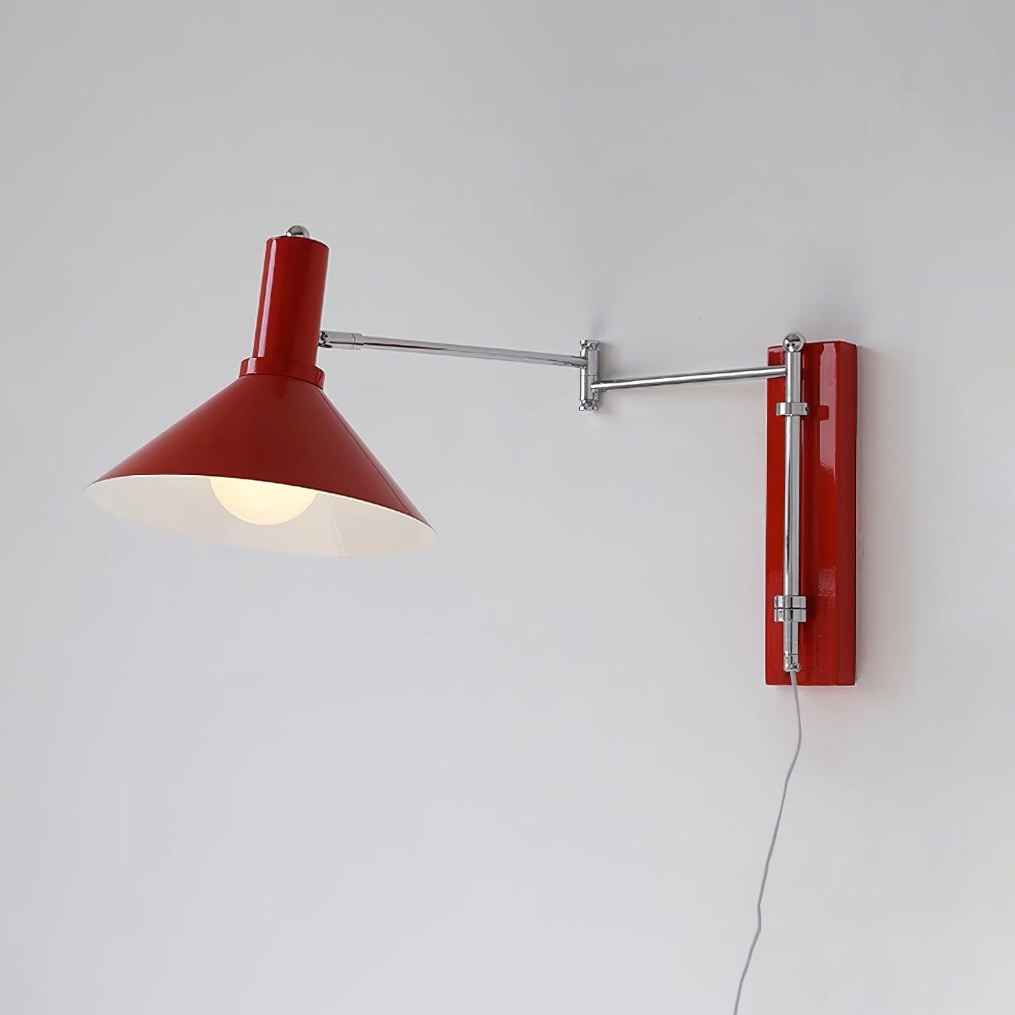 Lámpara de Pared Ajustable Peak 360° en Blanco, Negro y Rojo - Aplique de Pared Ideal para Baños y Ambientes Húmedos 9