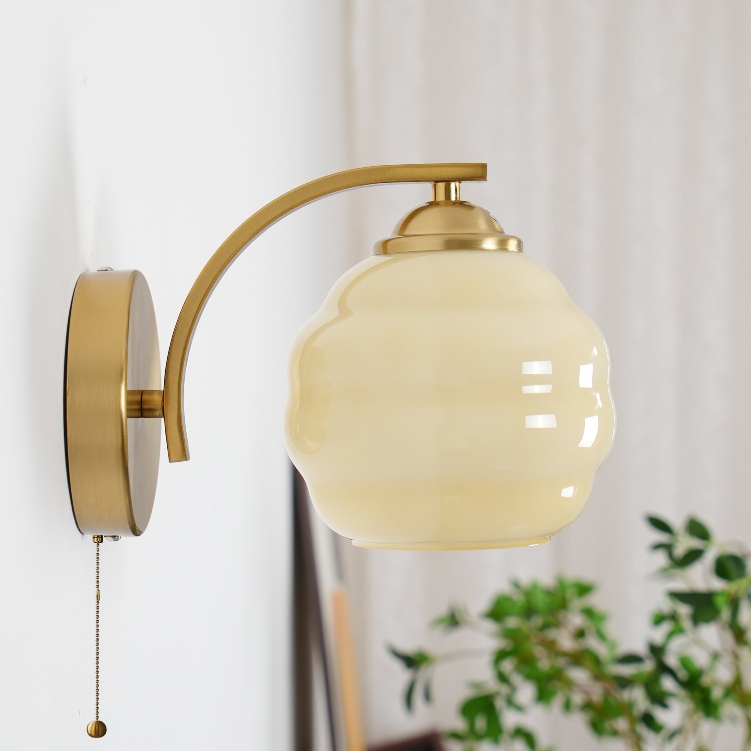 Lámpara de Pared Art Deco Gatsby Glow en Oro o Cromo, Aplique de Pared Vintage con Diseño Elegante y Compatible con Bombillas LED 0