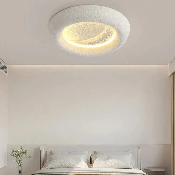 Lámpara de Pared Circular Moderna de Resina LED para Decoración Interior – Aplique Pared Elegante y Compacto 0