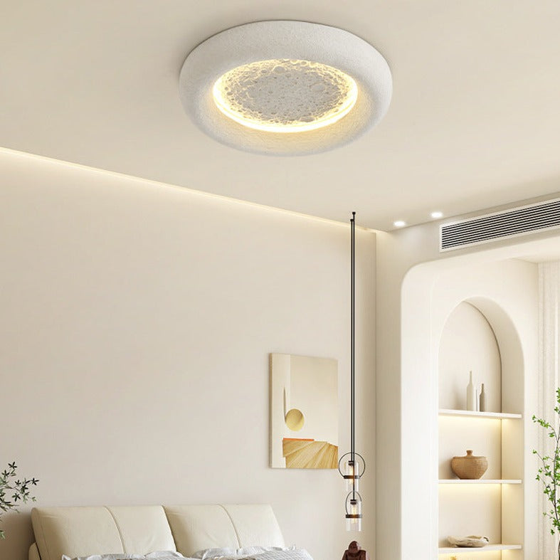 Lámpara de Pared Circular Moderna de Resina LED para Decoración Interior – Aplique Pared Elegante y Compacto 4