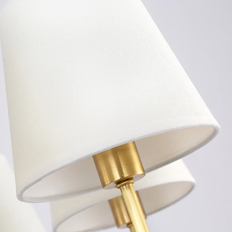 Lámpara de Pared Clásica RetroLuxe – Aplique de Pared de Metal y Tela, Diseño Tradicional para Iluminación Elegante en el Hogar 3