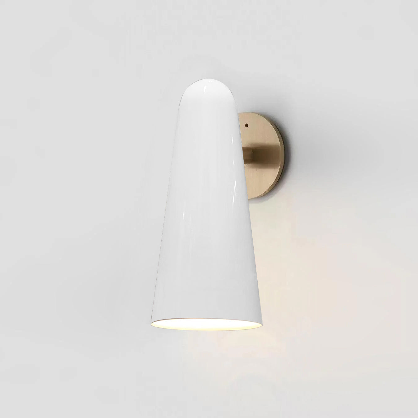 Lámpara de Pared Conical de Vidrio con LED Integrado – Elegante y Moderna 14