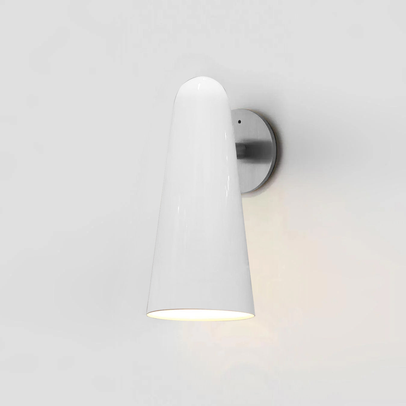 Lámpara de Pared Conical de Vidrio con LED Integrado – Elegante y Moderna 16