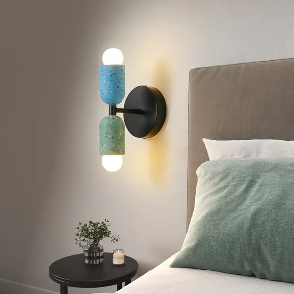Lámpara de Pared Doble Cabeza Creativa para Hogar – Diseño Versátil y Moderno 1