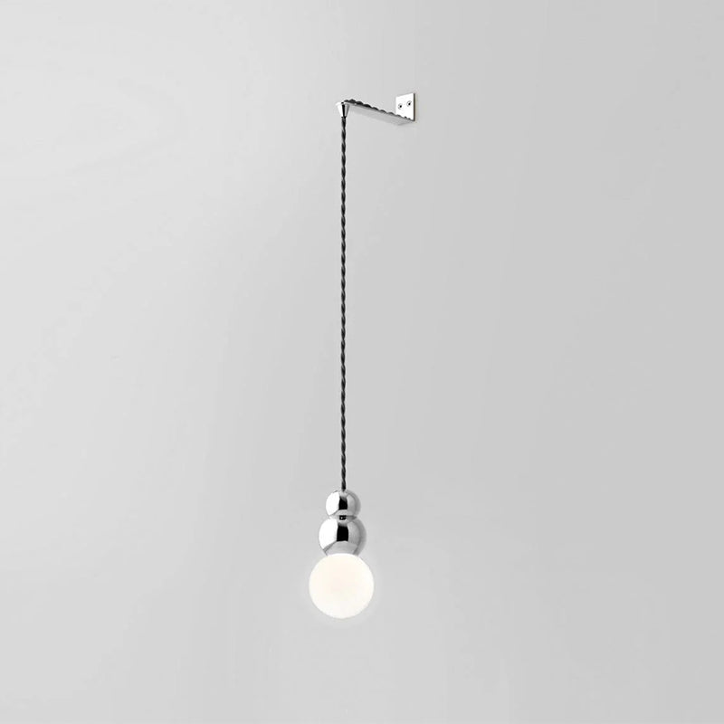 Lámpara de Pared Esférica Moderna en Metal y Vidrio – Varios Colores y Tamaños 12