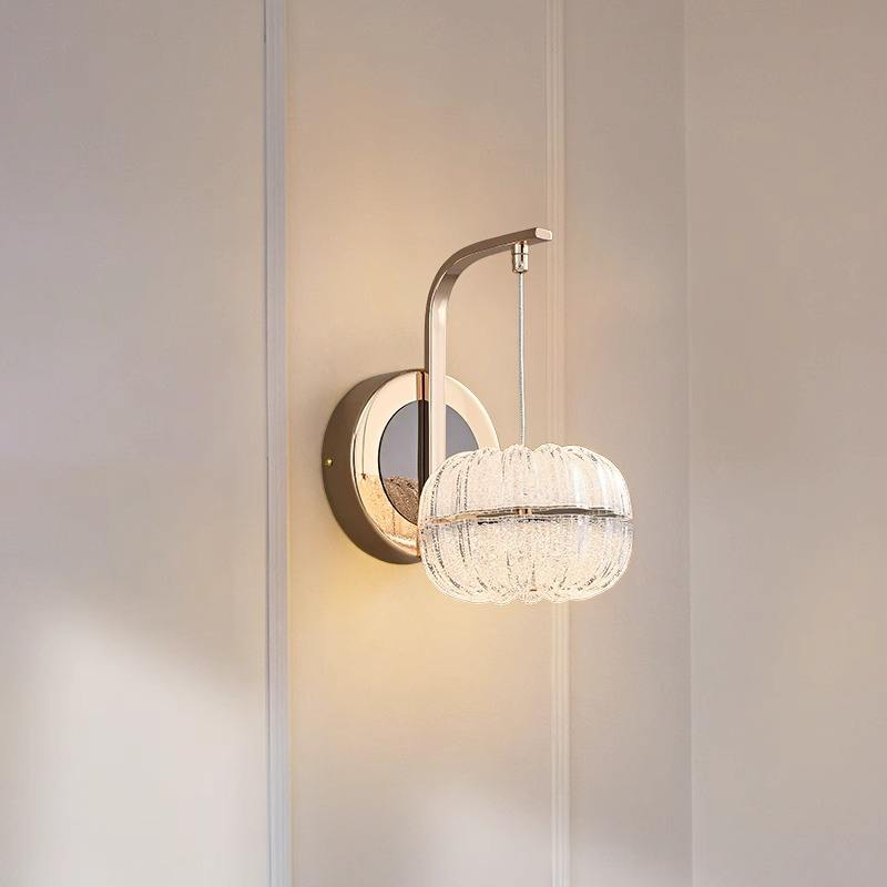 Lámpara de Pared Estilo Calabaza de Lujo con Tres Modos de Iluminación – Apliques de Pared Modernos para Salas y Dormitorios 4