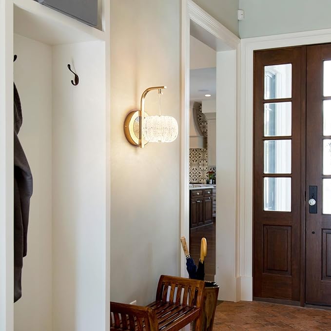 Lámpara de Pared Estilo Calabaza de Lujo con Tres Modos de Iluminación – Apliques de Pared Modernos para Salas y Dormitorios 5