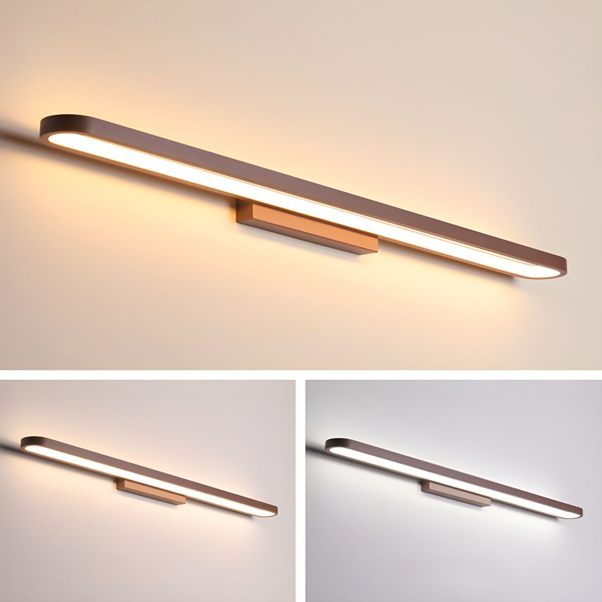Lámpara de Pared LED Acrílica Moderna para Baño, Diseño Minimalista y Eficiencia Energética, 220V-240V 6