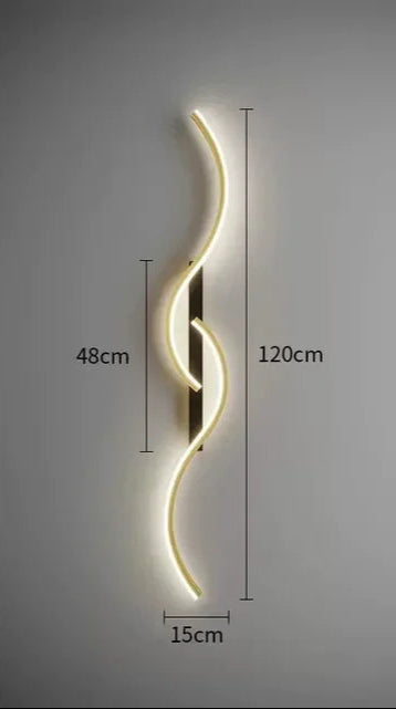 Lámpara de Pared LED Minimalista de Hierro – Diseño Moderno y Elegante 12