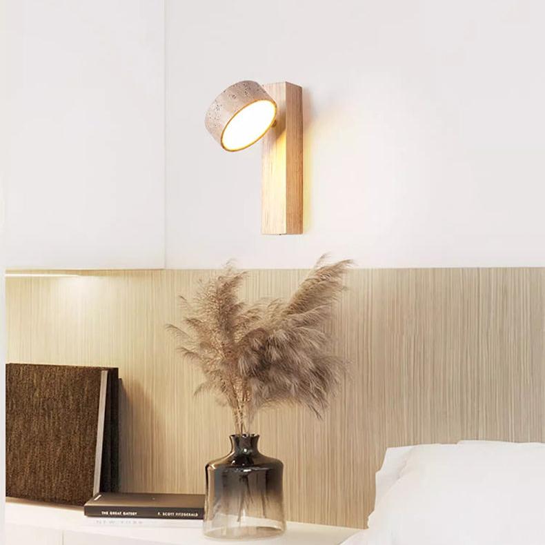 Lámpara de Pared LED Minimalista de Travertino Off-white con Diseño Natural y Luz Suave – Apliques de Pared Elegantes 2