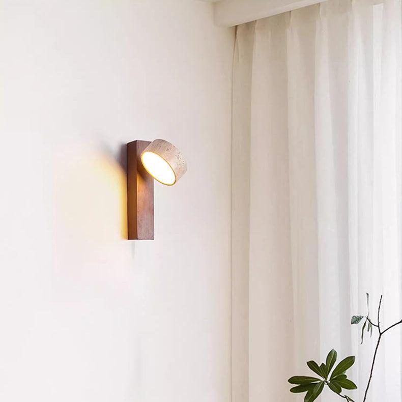 Lámpara de Pared LED Minimalista de Travertino Off-white con Diseño Natural y Luz Suave – Apliques de Pared Elegantes 7