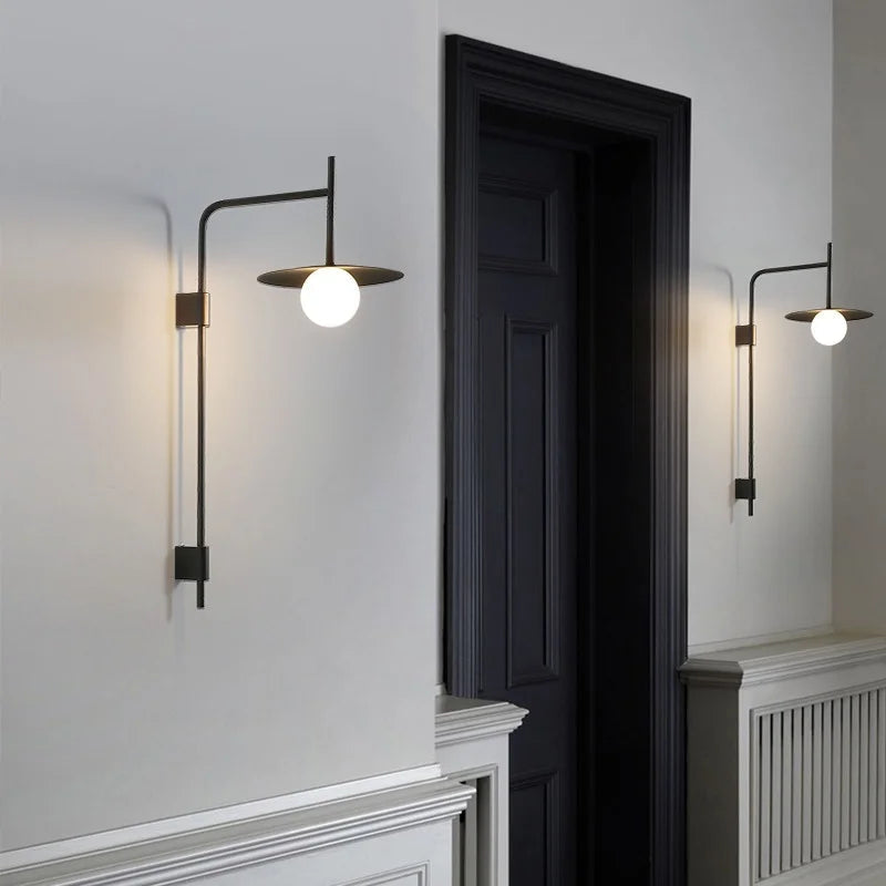 Lámpara de Pared LED Moderna Ajustable de Metal con Brazo Móvil y Dimmable 3