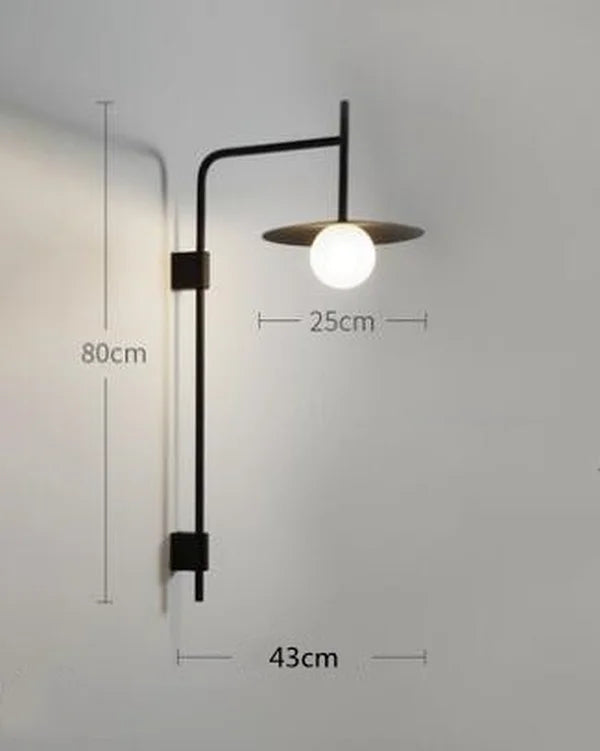 Lámpara de Pared LED Moderna Ajustable de Metal con Brazo Móvil y Dimmable 7